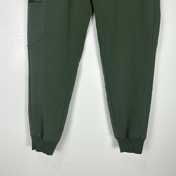 FIGS Limited Edition Moss Catarina Top Zamora Jogger Pant Scrub Set Size M/P - Picture 9 of 14